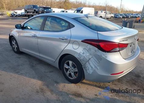 2014 Hyundai Elantra Se из США, поврежденный, VIN 5NPDH4AE1EH503283